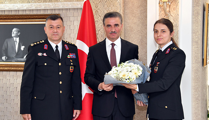 Jandarma Teşkilatı 186 Yaşında: İl Komutanı Demiral’dan Vali Baruş’a Ziyaret