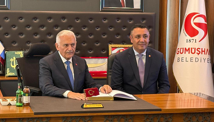 Binali Yıldırım’dan Gümüşhane Belediyesine Teşekkür