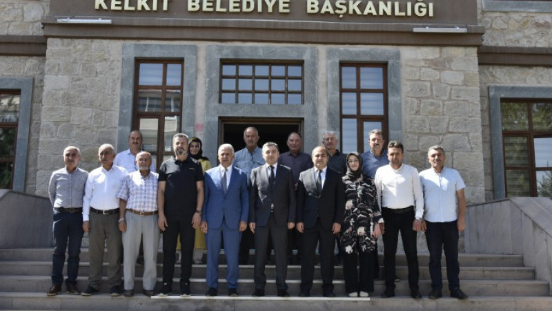 Vali Tanrısever ilk ilçe ziyaretini Kelkit’e yaptı