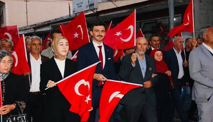 Köse’de Milli Birlik Yürüyüşü Gerçekleştirildi
