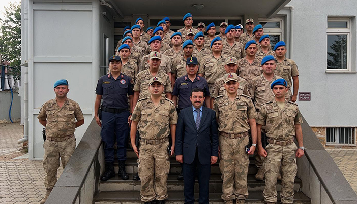 Kaymakam Yılmaz’dan İlçe Jandarma Komutanlığı’na Ziyaret