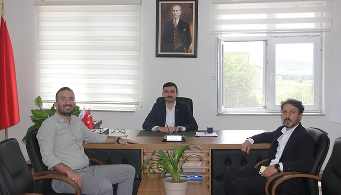 Köse Kaymakamı Pelit’ten Kurumlara Moral Ziyareti