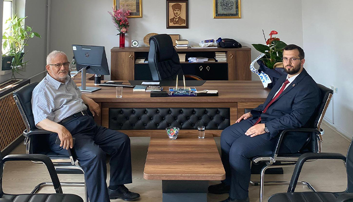 Başkan Kanat’tan Müftü Atmaca’ya Ziyaret