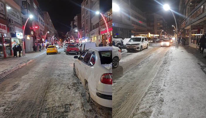 Yılbaşı Akşamında Gümüşhane Sokakları Sessizliğe Büründü