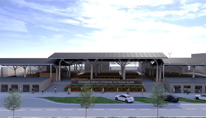 Sürmene’ye Modern Pazar Yeri ve Kapalı Otopark Geliyor