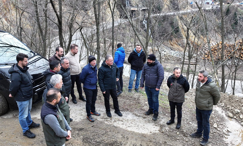 Özkürtün’de DSİ Hareketliliği: Süme Deresi Masaya Yatırıldı