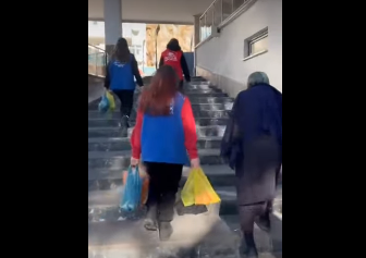 Gümüşhane gençlik merkezi gönüllülerinden destek eli