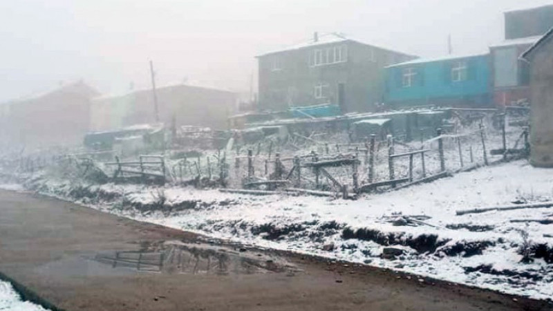 Gümüşhane’de Yılın İlk Kar Yağışı