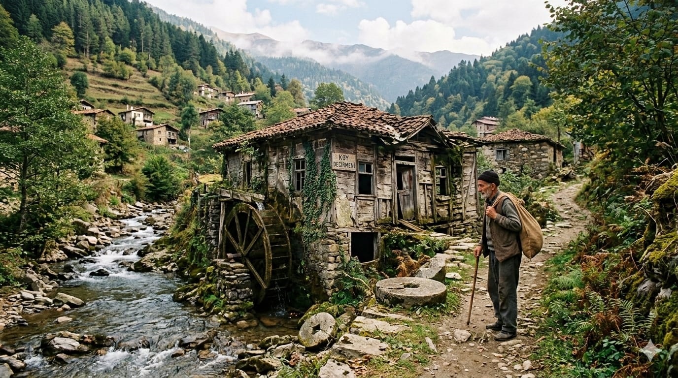 Gümüşhane’nin Su Değirmenleri Suskun: “Buğdayımızı Öğüten Değirmenci Kalmadı”